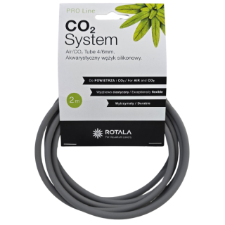 PRO Line CO2 SYSTEM oro/CO2 vamzdelis 4/6 mm – 2 m silikoninė akvariumo žarna