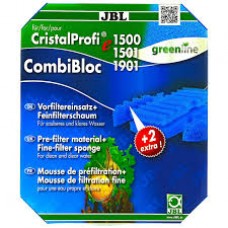 JBL CombiBloc CristalProfi e1500/e1501, filtravimo kempinės